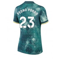 Camiseta Tottenham Hotspur Pedro Porro #23 Tercera Equipación para mujer 2024-25 manga corta